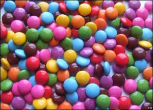 Viele, viele bunte Smarties!