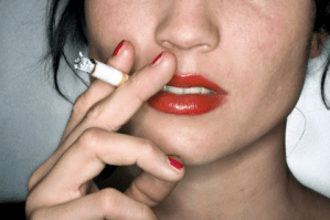 Süsser, blauer Dunst