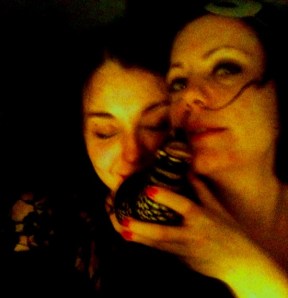 In den ersten Sekunden des Grossglücksjahrs 2011 (mit Ente)