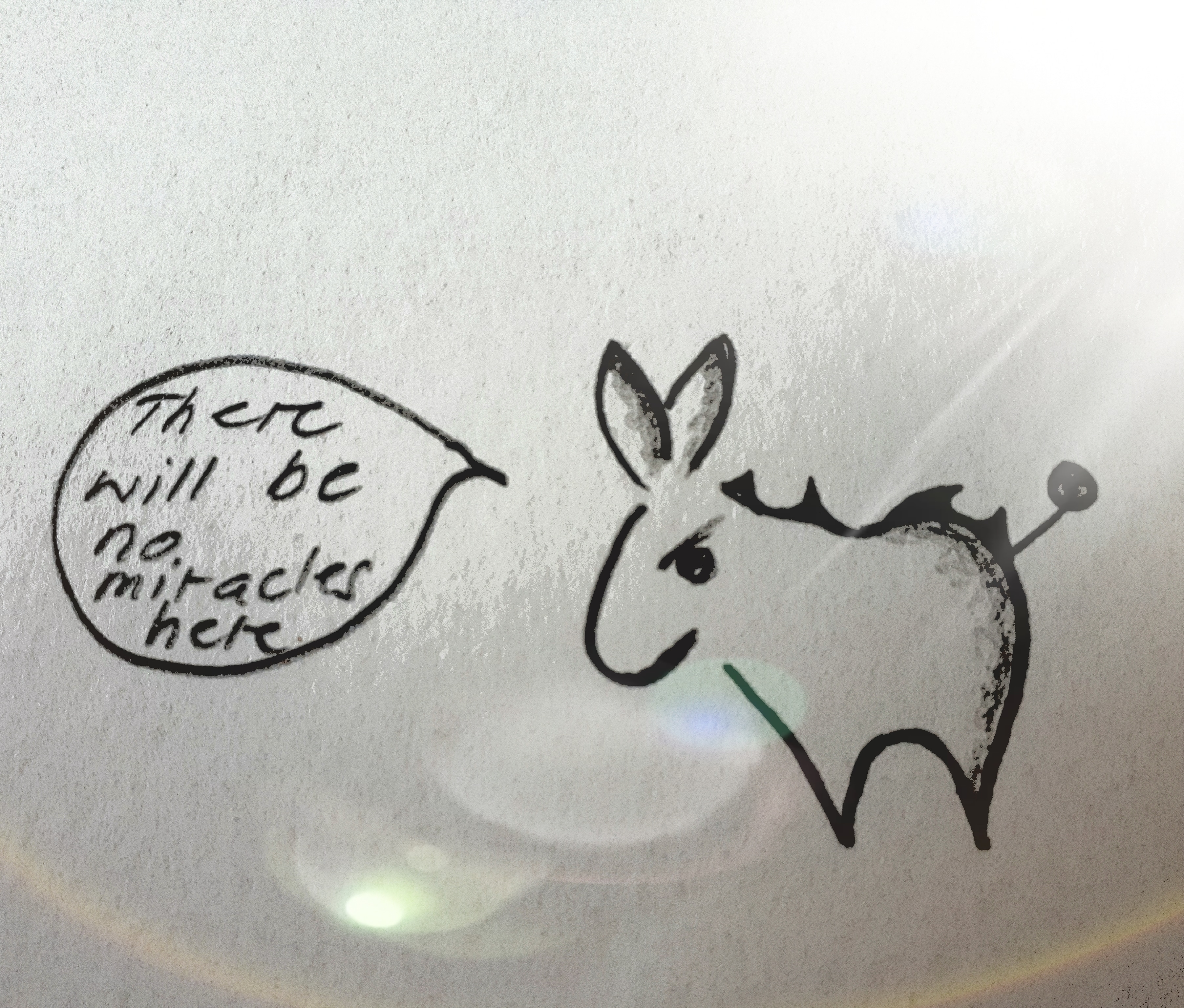 There will be no miracles here